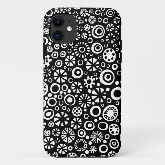 210712 - Schwarz und Weiß Case-Mate iPhone Hülle (Rückseite)