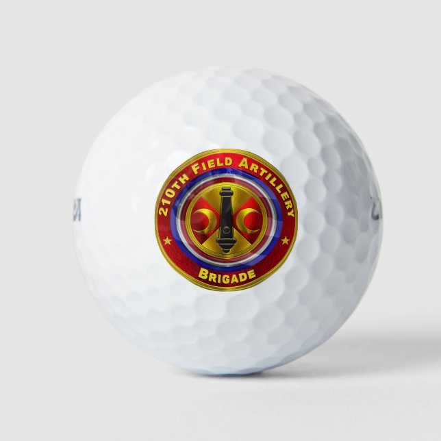 210. Feldartilleriebrigade “Thunder” Golfball (Vorderseite)