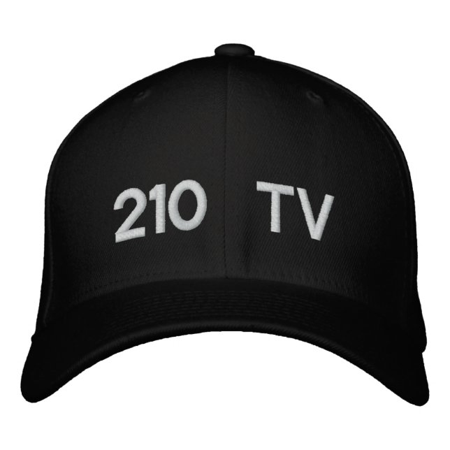 210 TV BESTICKTE KAPPE (Vorderseite)