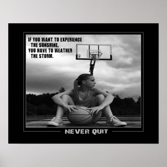 #211 (Matte) Basketball-Poster Poster (Vorne)