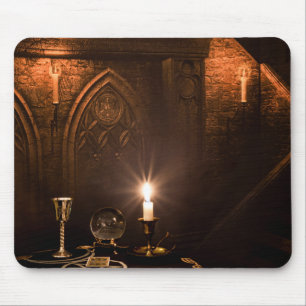 211-Mittelalterliches Tarot Reading Mousepad