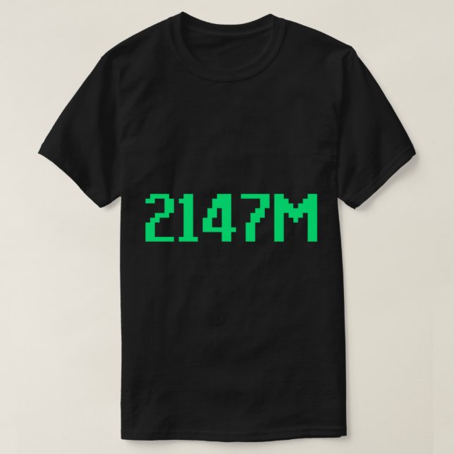 2147 Mio. T-Shirt (Design vorne)