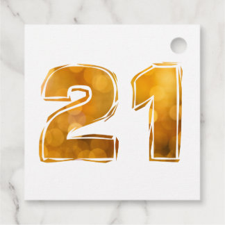 21 21st Geburtstag Geschenkanhänger