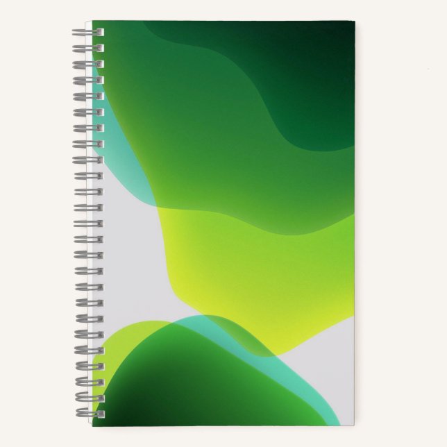 21,6 cm x 21,6 cm Spiralnotizblock Notizbuch (Vorderseite)