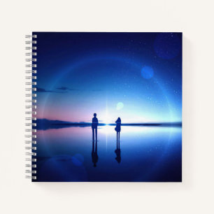 21,6 cm x 21,6 cm Spiralnotizblock Notizbuch