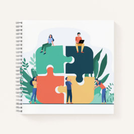 21,6 cm x 21,6 cm Spiralnotizblock Notizbuch