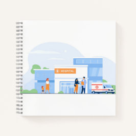 21,6 cm x 21,6 cm Spiralnotizblock Notizbuch