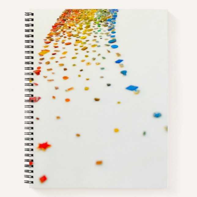 21,6 cm x 28 cm Spiralnotizblock Notizbuch (Vorderseite)