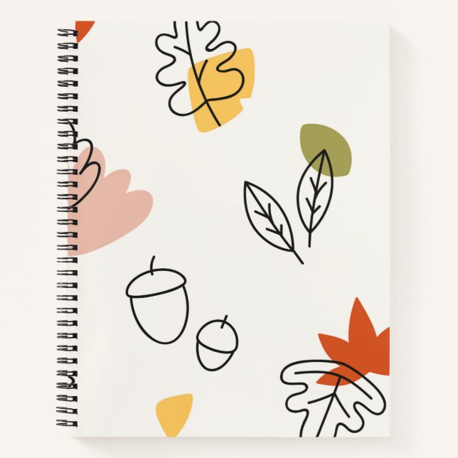 21,6 cm x 28 cm Spiralnotizblock Notizbuch (Vorderseite)