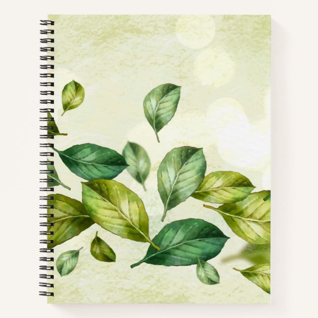 21,6 cm x 28 cm Spiralnotizblock Notizbuch (Vorderseite)