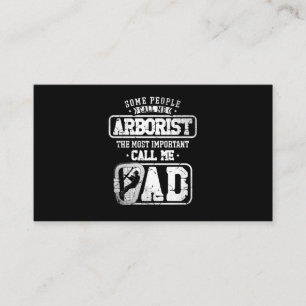 21.Arborist für einen Baumtrimmer Visitenkarte