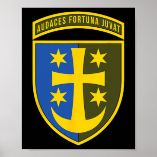 21. Armeekorps (Ukraine) Ukrainische Streitkräfte Poster
