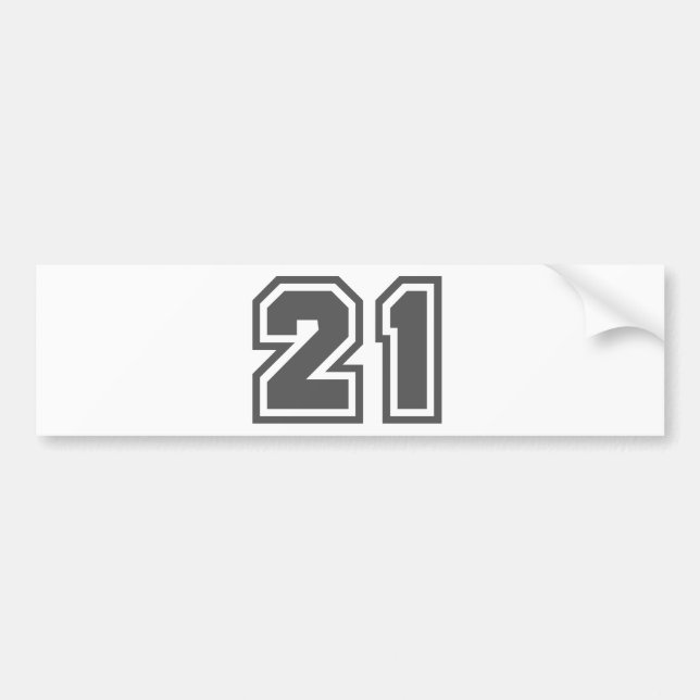 21 AUTOAUFKLEBER (Vorne)