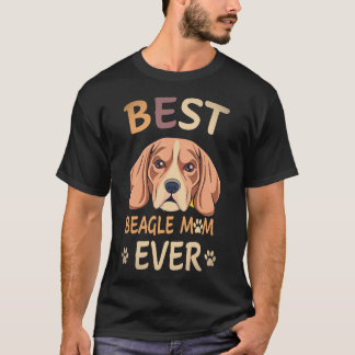 21 Bester Beagle-Mama Aller Zeiten Beagle T-Shirt