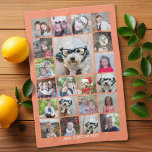 21 Fotomaterial - Gitter mit zusätzlichem Text - K Geschirrtuch<br><div class="desc">Ein Design mit einem einfachen Hintergrund. Nutzen Sie bis zu 21 Quadratmeter Fotos,  um ein einzigartiges und persönliches Geschenk zu kreieren. Wenn Sie die Bilder anpassen müssen,  klicken Sie auf das Werkzeug anpassen,  um Änderungen vorzunehmen.</div>