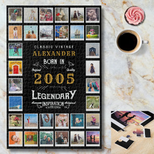 21. Geburtstag 2005 Legenden-Erinnerungen-Foto-Col Puzzle