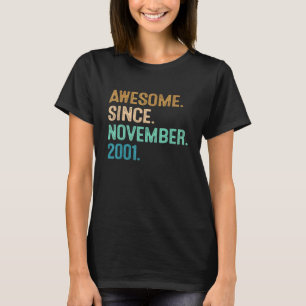 21. Geburtstag 21 Jahre Phantastisch seit November T-Shirt