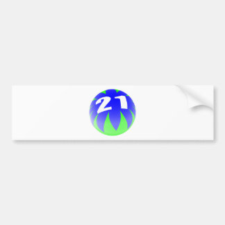 21. Geburtstag Autoaufkleber