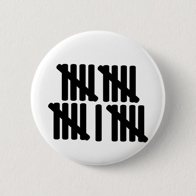 21. Geburtstag Button (Vorderseite)