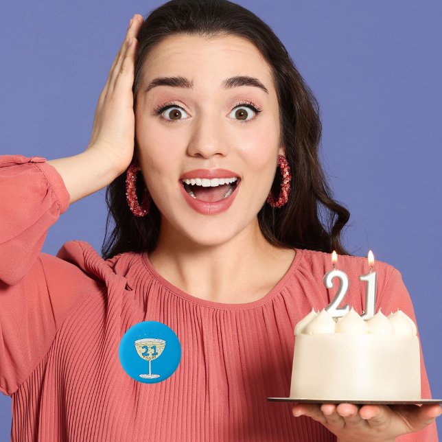 21. Geburtstag Button Abzeichen 21 Jahre Feier (Von Creator hochgeladen)
