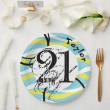 21. Geburtstag Dynamic Abstrakt Custom