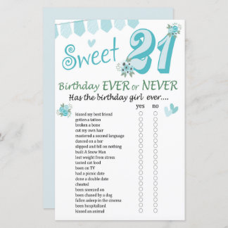 21. Geburtstag Ever oder Nie Game