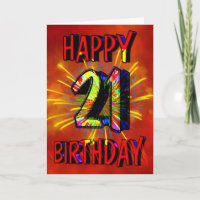 21. Geburtstag Feuerwerk