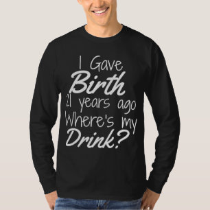 21. Geburtstag für Mama 21 Jahre alt Kind Sohn Toc T-Shirt
