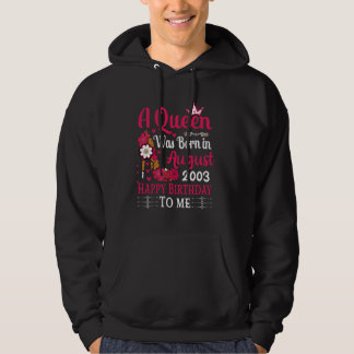 21. Geburtstag High Heel eine Königin war im Augus Hoodie