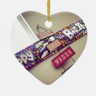 21. Geburtstag Keramik Ornament