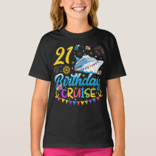 21. Geburtstag Kreuzfahrt B-Day Party Girl T-Shirt