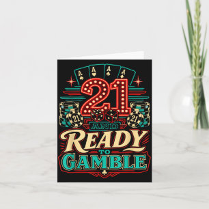 21. Geburtstag Las Vegas 21 Jahre Vegas Karte
