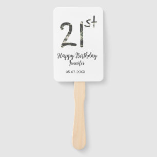 21. Geburtstag Name Datum Jahr schwarze Vorlage ge Fächer