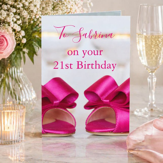 21. Geburtstag Niedliche Heelse Karte (Von Creator hochgeladen)