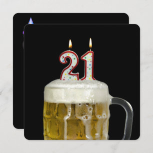 21. Geburtstag Party Einladung