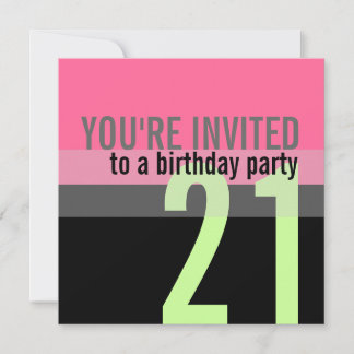 21. Geburtstag Party Einladungen