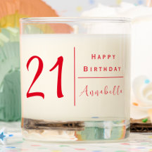 21. Geburtstag | Personalisiert zeitgenössisches R
