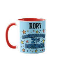 21. Geburtstag Tasse