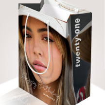 21. Geburtstag Trendy Personalisiert Foto