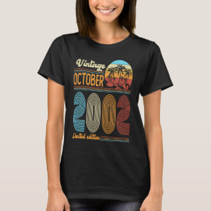 21. Geburtstag Vintage Oktober 2002 Frauen T-Shirt