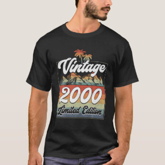 21. Geburtstagsdekoration Vintag 2000 Eingeschränk T-Shirt