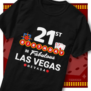 21. Geburtstagsfeier-Crew Las Vegas Willkommenssch T-Shirt
