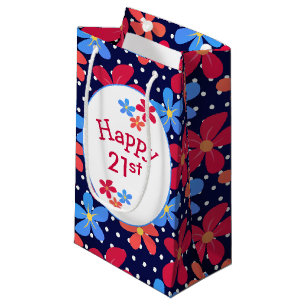 21. Geburtstagsfeiern auf Polka Dots Kleine Geschenktüte