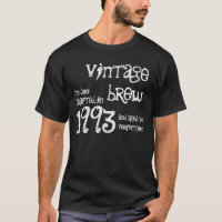 21. Geburtstagsgeschenk 1993 Vintag Brew Schwarz-w