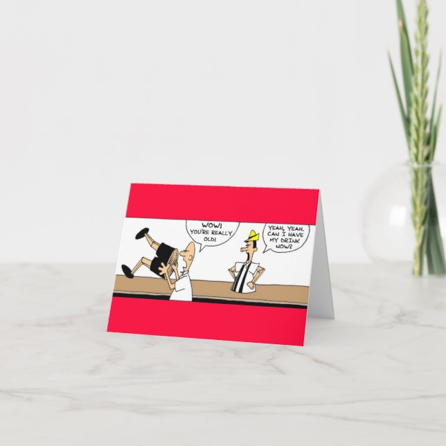 21. Geburtstagskarte Karte (Vorderseite)