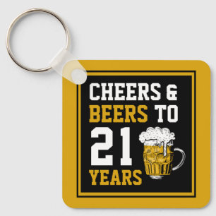 21. Geburtstagskuiere & Biere bis 21 Jahre Schlüsselanhänger