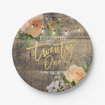 21. Geburtstagsparty Blume