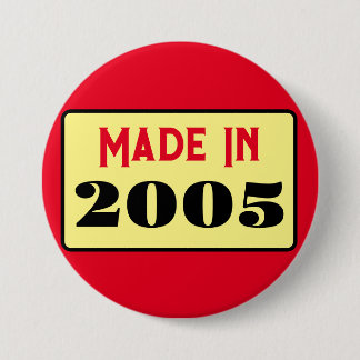 21. Geburtstagsparty geboren 2005 21 Pin Button