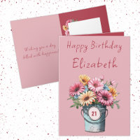 21. gerbera Blume nennen rosa Geburtstag