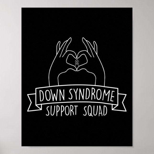 21 Hand-Down-Syndrom Poster (Vorne)